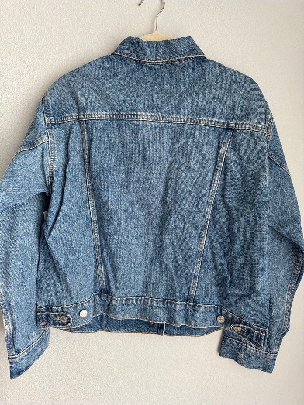 Old Navy Blue Denim Button-Up Jacket - Picture 4 of 4